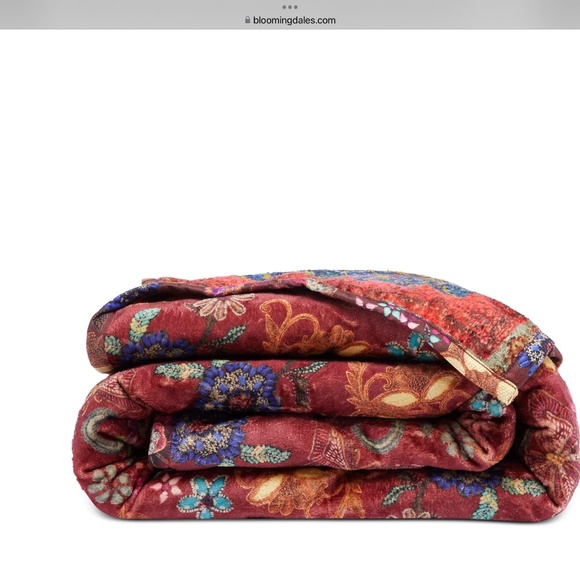 NWT Johnny Was GRAND CANAL Reversible Travel Blanket - Picture 4 of 4